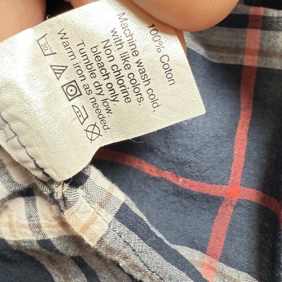 J Crew Perfect Shirt Women S Navy Plaid Button Up Cabincore Preppy Lumberjack - Picture 6 of 8